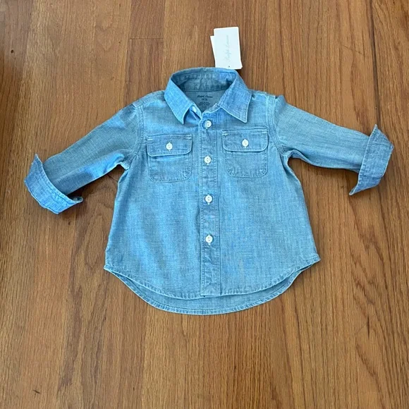 Ralph Lauren Classic Chambray Shirt and Chino Pants Set